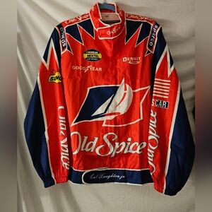 Talladega Nights Cal Naughton Jr Old Spice Men S Race Car Driver Jacket Costume